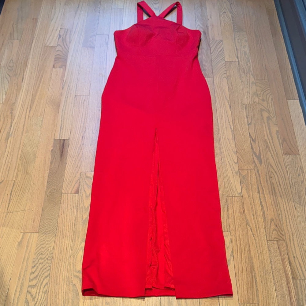 Aidan Mattox Red Gown